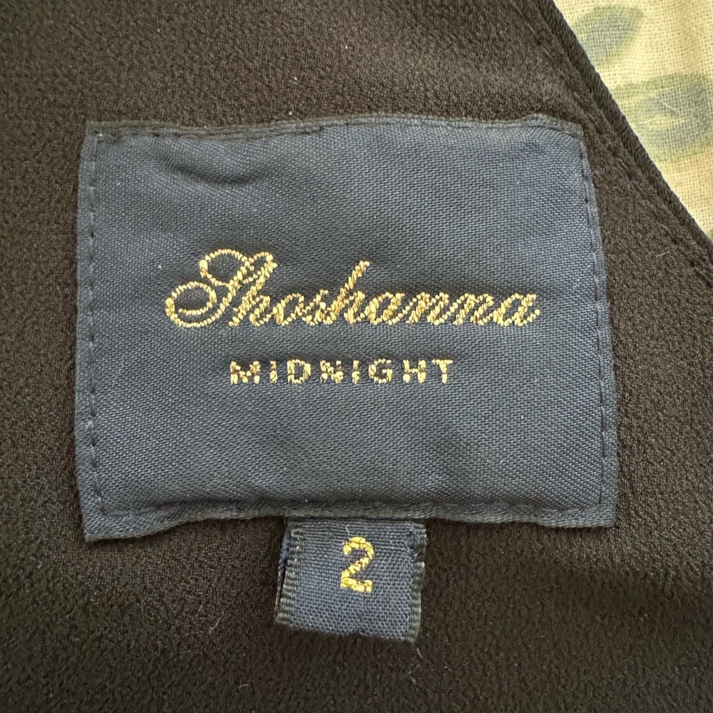 Shoshana Midnight Midi Dress Size 2 - Picture 4 of 4